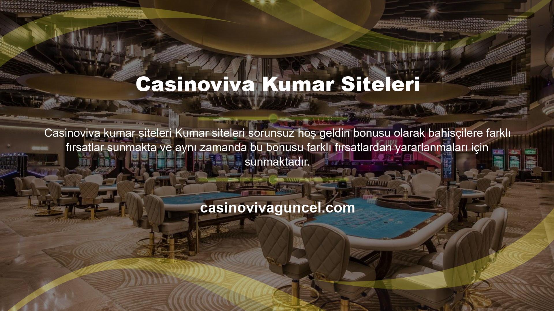 Casinoviva Kumar Siteleri