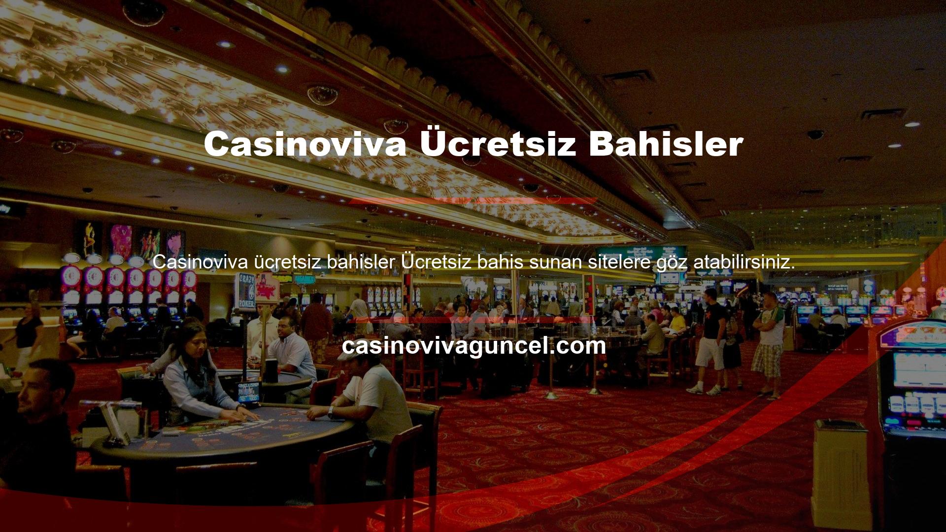 Casinoviva Ücretsiz Bahisler