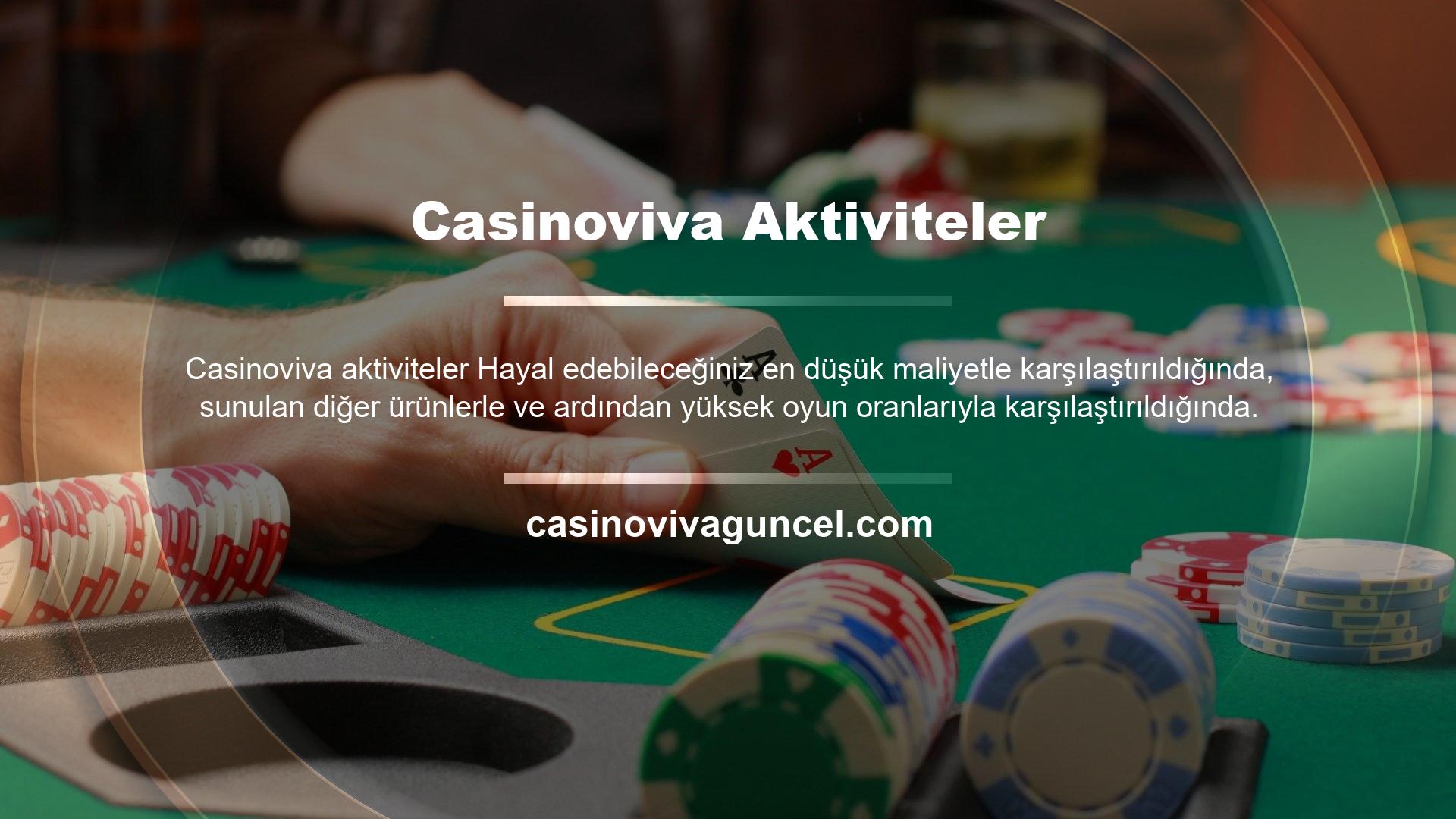 Casinoviva Aktiviteler