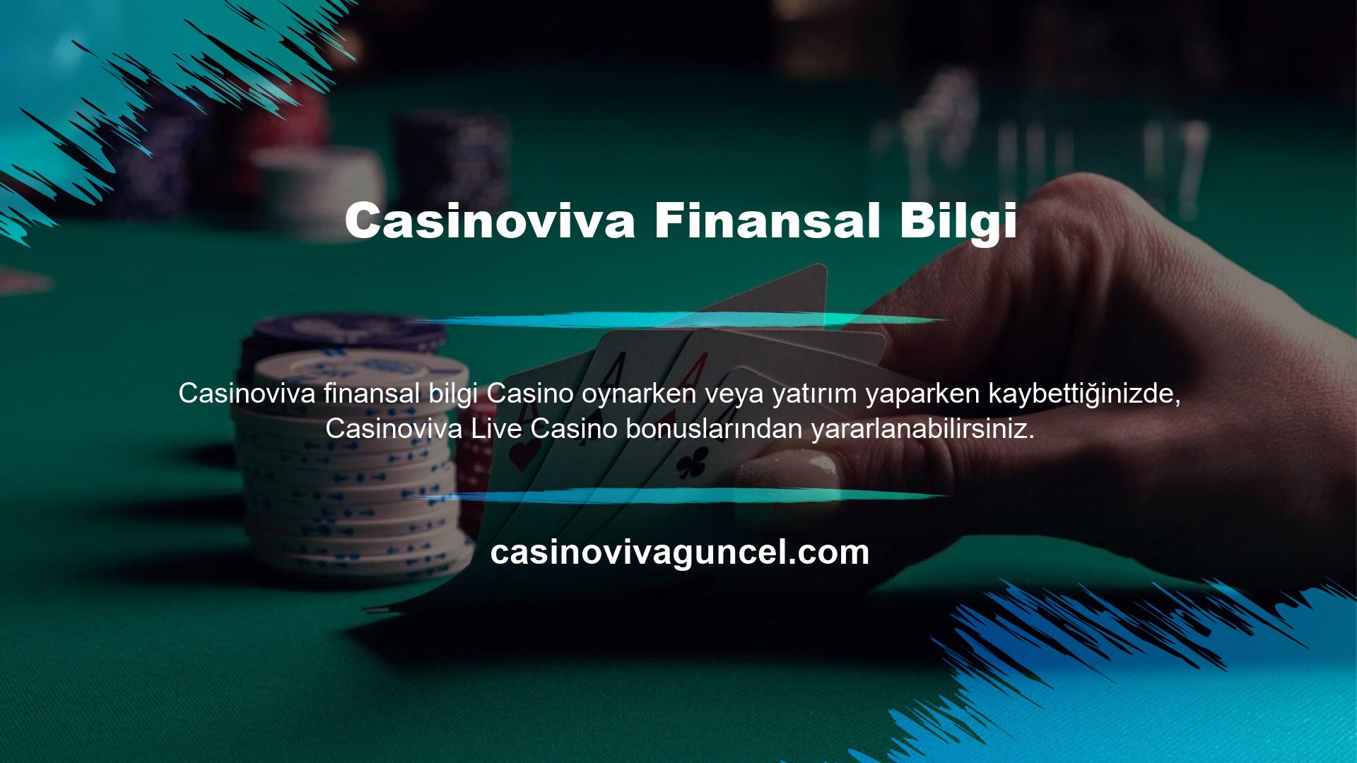 Casinoviva Finansal Bilgi