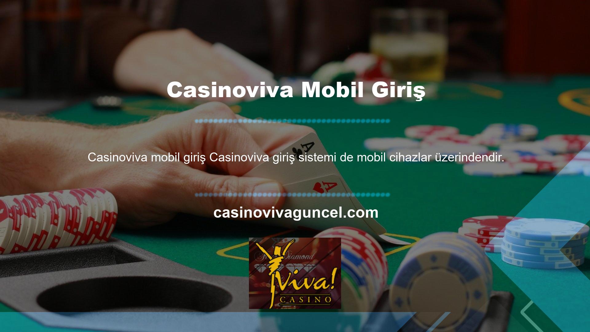 Casinoviva Mobil Giriş