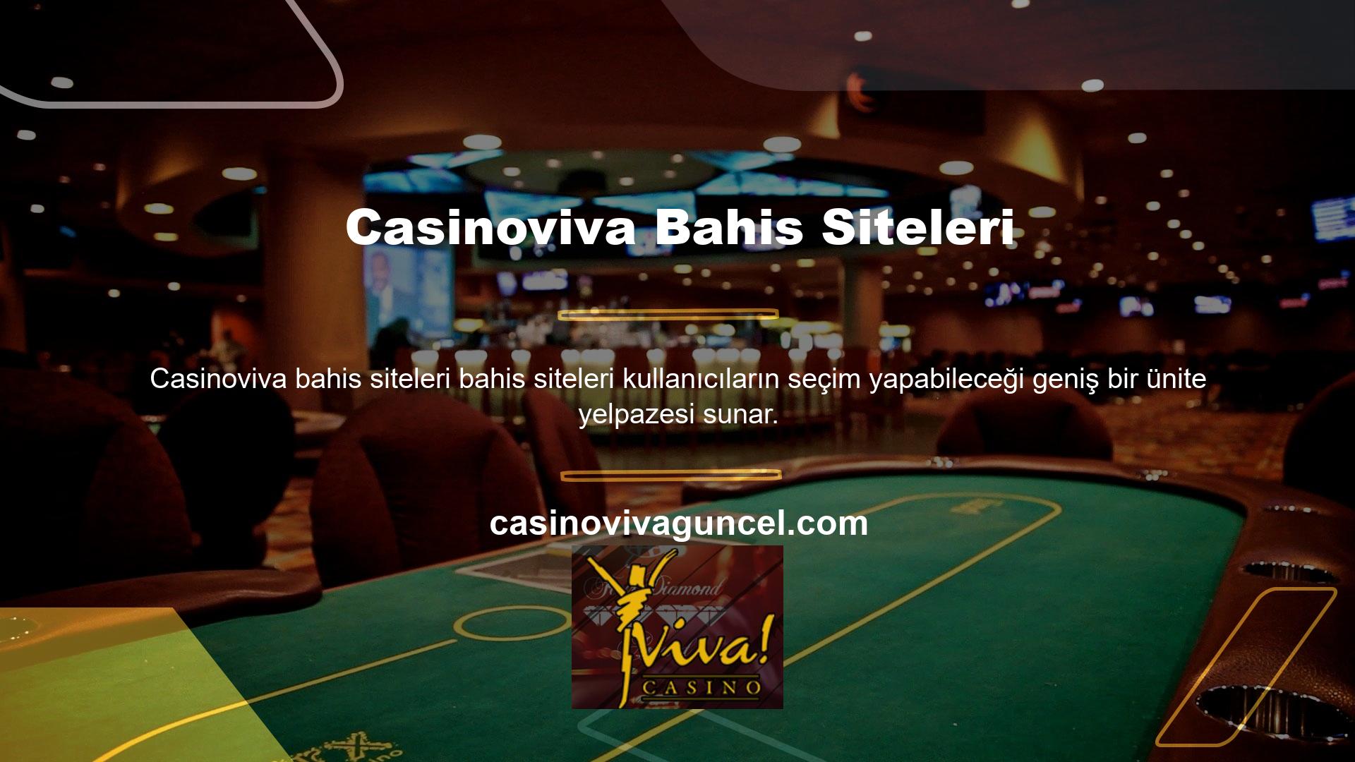 Öncelikle Casinoviva doğrudan destek departmanındaki mali prosedürler var